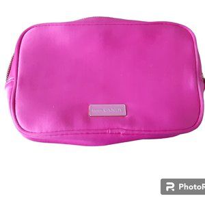 Prada✨ Prada Candy Pink Satin Cosmetic Bag Travel Handbag Clutch